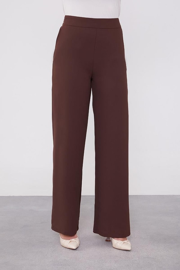 LevidorLevidor Acı Kahve Boncuk İşlemeli Tunik Takım