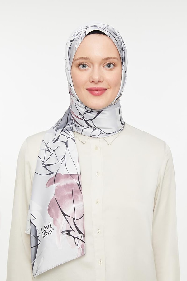 LevidorLevidor Açık Gri Twill Şal