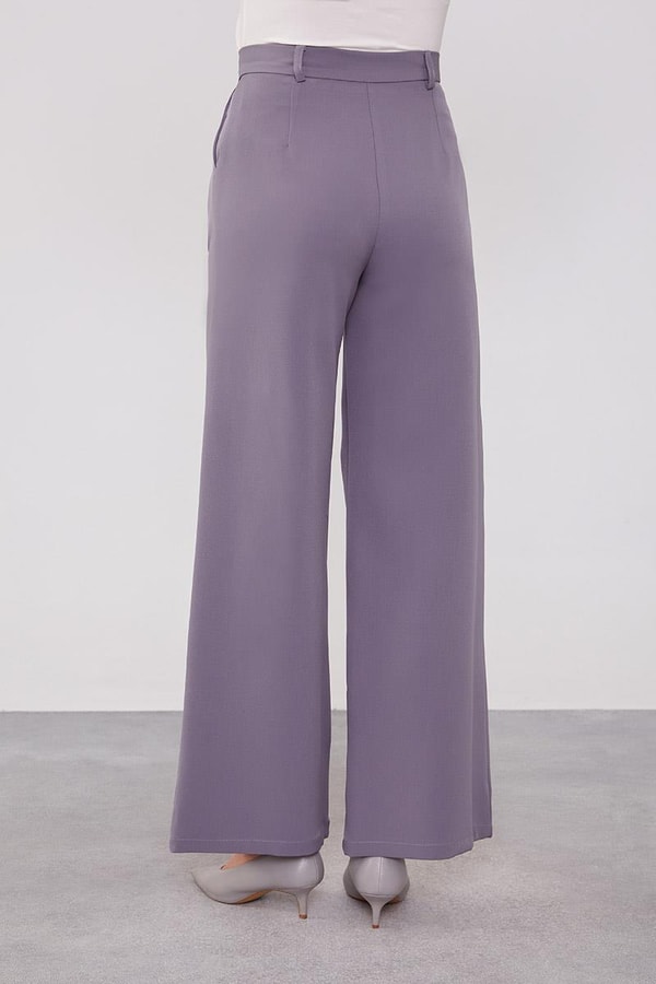 LevidorLevidor Antrasit Gizli Düğmeli Kumaş Pantolon