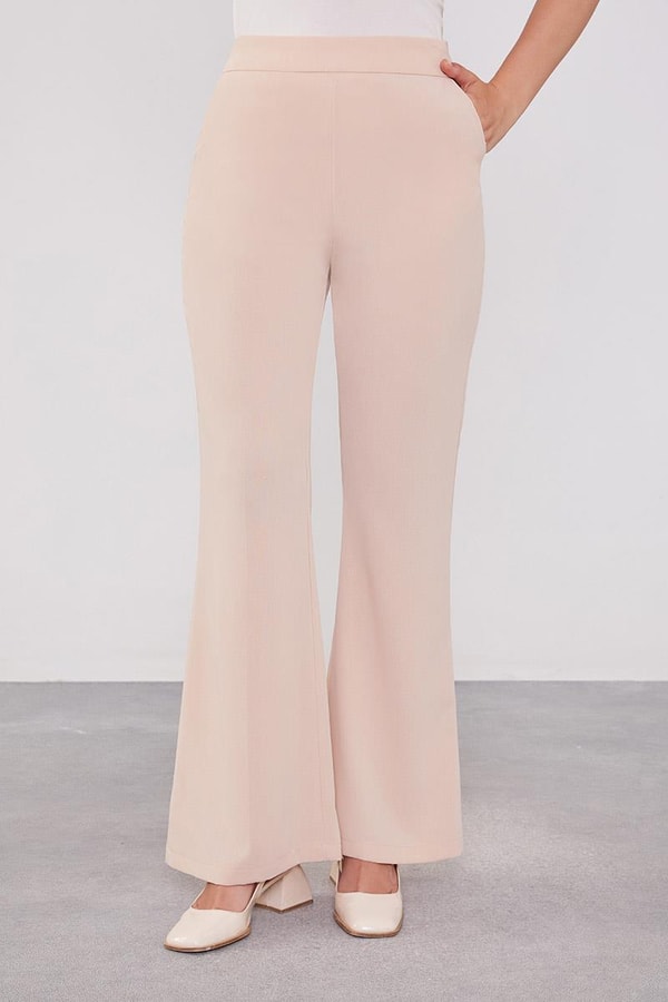 LevidorLevidor Bej Kruvaze Kesim Blazer Ceket Takım