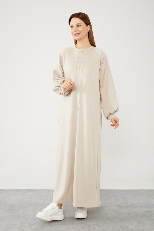 LevidorLevidor Bej Nevür Detaylı Spor Elbise