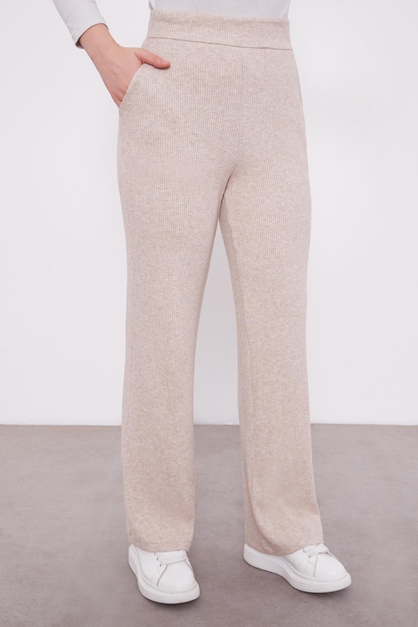 LevidorLevidor Bej Şerit İncili Kaşmir İkili Takım