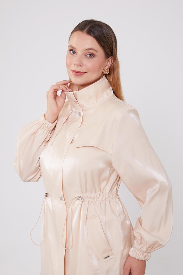 LevidorLevidor Bej Sparklin Parlak Kap