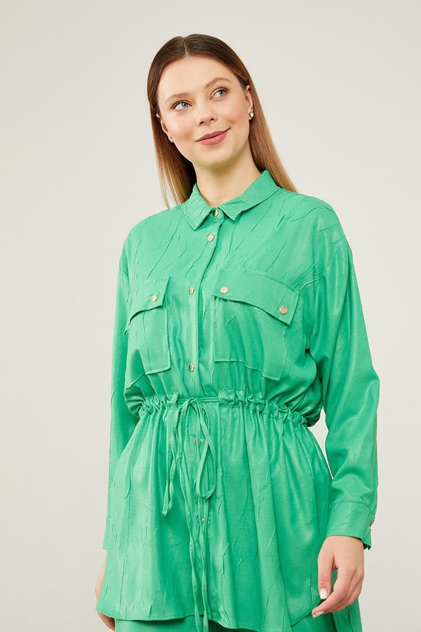 LevidorLevidor Benetton Beli Büzgülü Pantolonlu Spor Takım