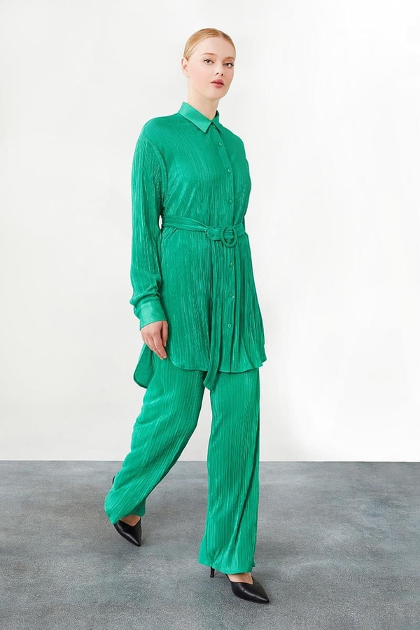 LevidorLevidor Benetton Poly Plise Gömlek Takım