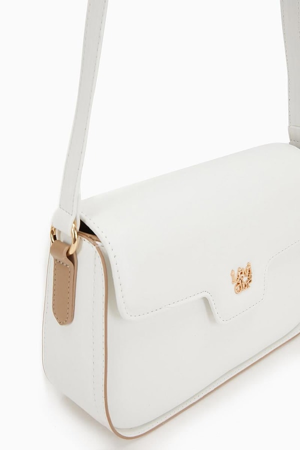 LevidorLevidor Beyaz Ayarlanabilir Askılı Omuz Çantası