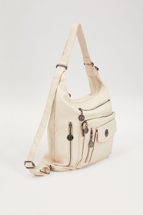 LevidorLevidor Beyaz Ayarlanabilir Askılı Omuz Çantası