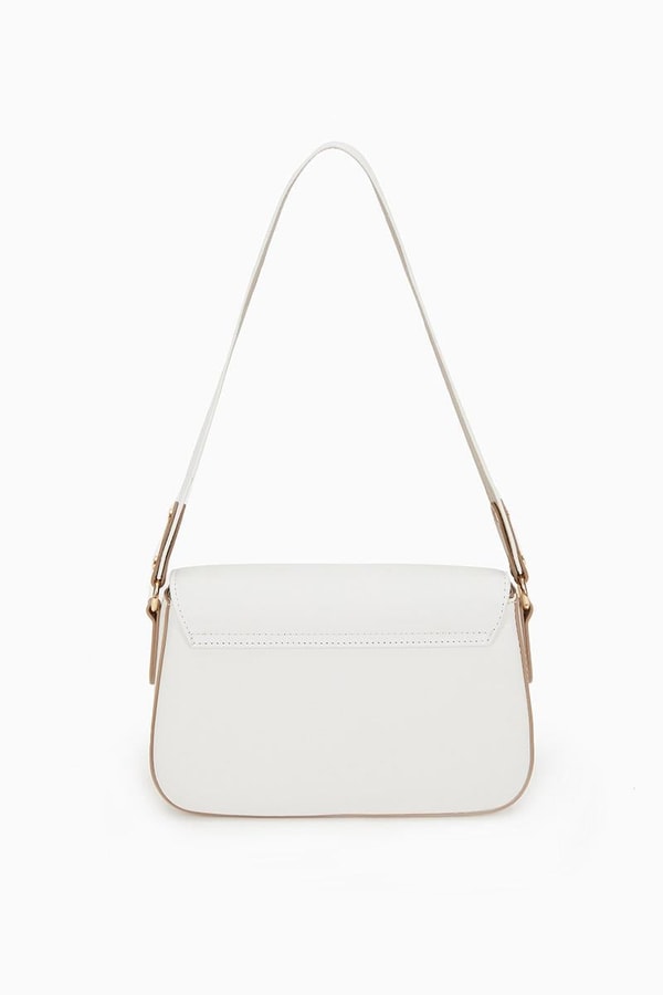 LevidorLevidor Beyaz Ayarlanabilir Askılı Omuz Çantası