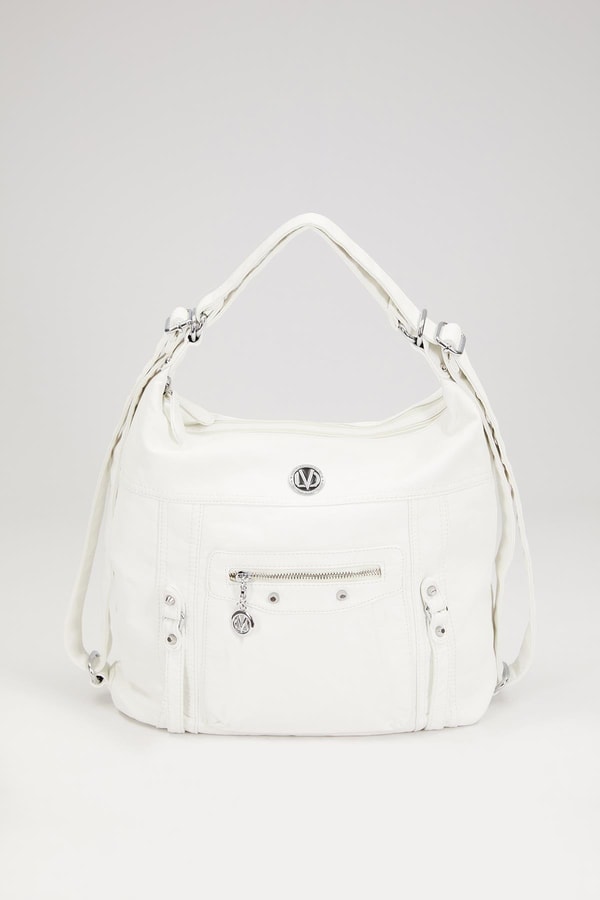 LevidorLevidor Beyaz Cepcik Gözlü Omuz Çantası