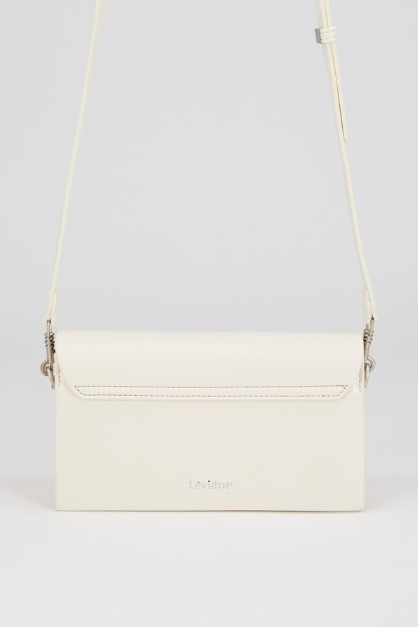 LevidorLevidor Beyaz Çift Askılı Omuz Çantası