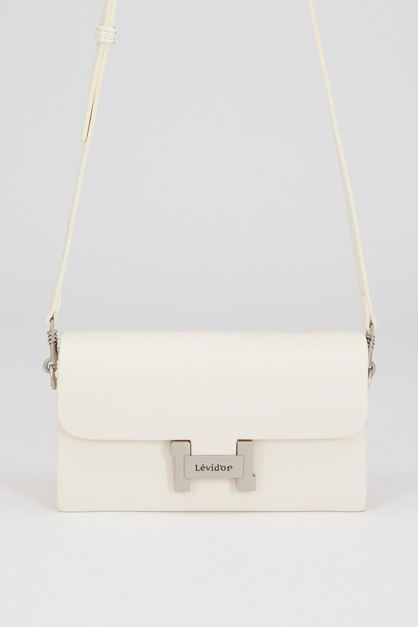 LevidorLevidor Beyaz Çift Askılı Omuz Çantası