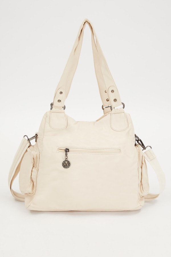 LevidorLevidor Beyaz Çok Gözlü Omuz Çantası