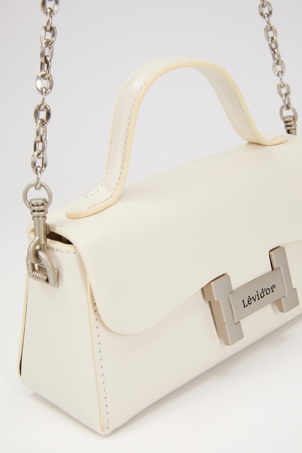 LevidorLevidor Beyaz Gizli Cep Detaylı Omuz Çantası