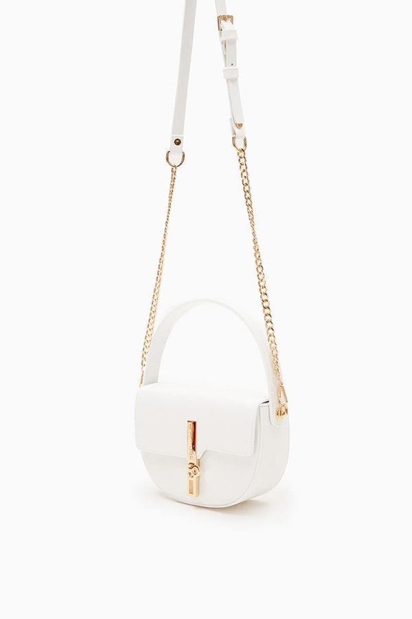 LevidorLevidor Beyaz Kilit Kapamalı El Çantası