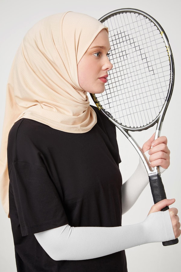 LevidorLevidor Beyaz Parmak Geçirmeli Kolluk