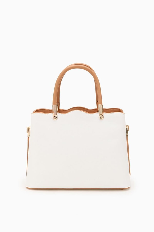 LevidorLevidor Beyaz Pat Kapamalı El Çantası