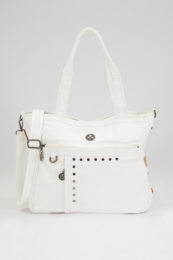 LevidorLevidor Beyaz Renk Detaylı Omuz Çantası