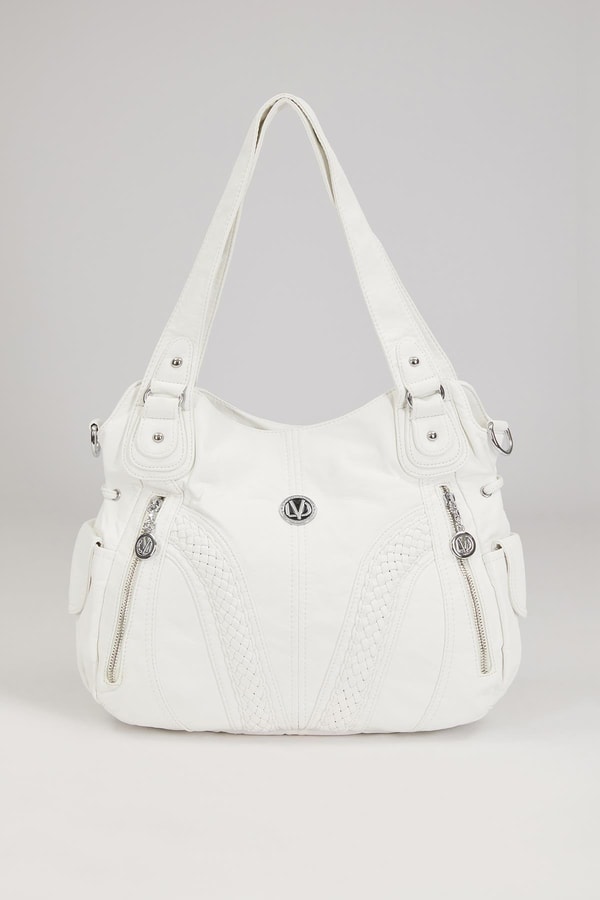 LevidorLevidor Beyaz Sırma Desen Omuz Çantası