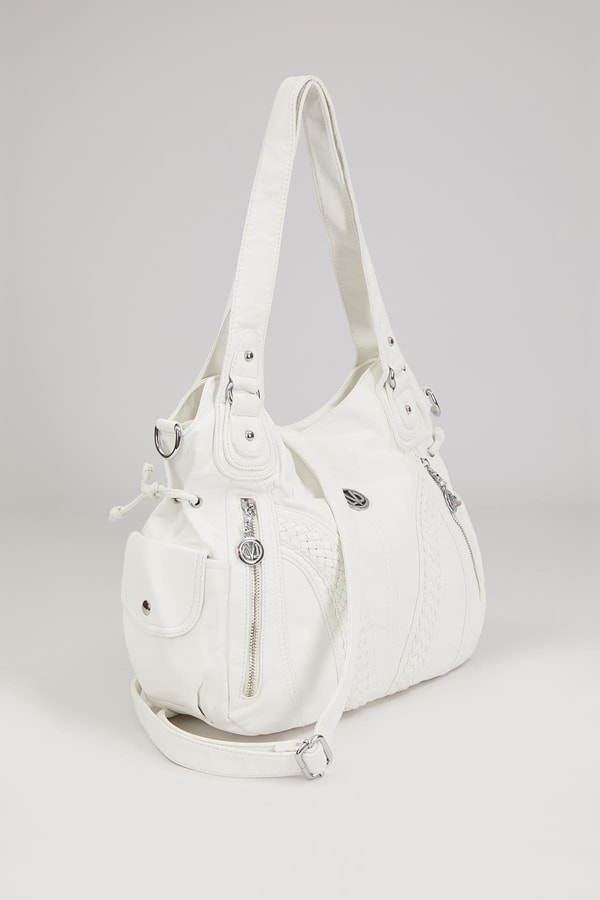 LevidorLevidor Beyaz Sırma Desen Omuz Çantası