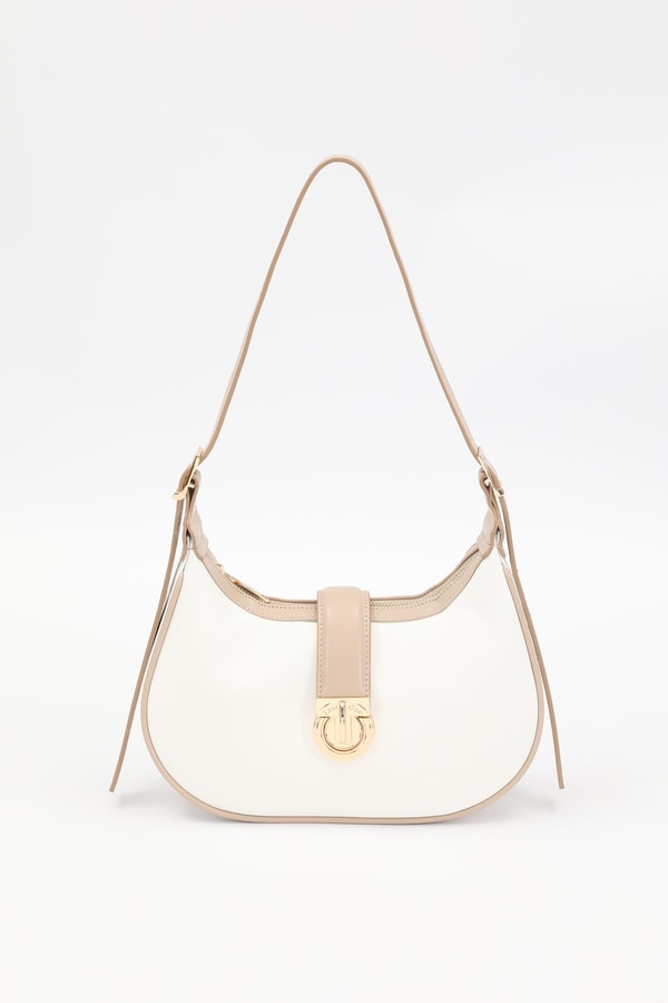 LevidorLevidor BEYAZ VİZON Kemer Askılı Omuz Çantası