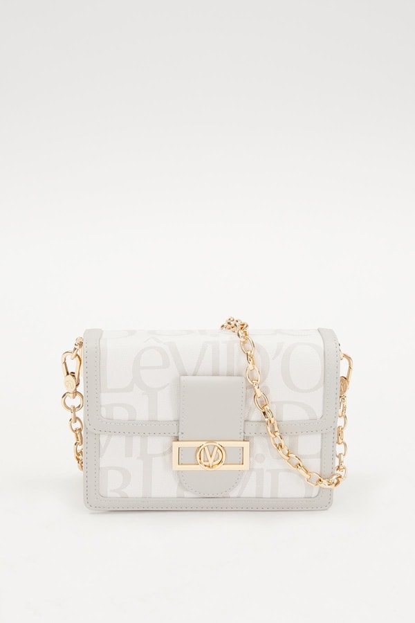 LevidorLevidor Beyaz Yazı Baskılı Omuz Çantası