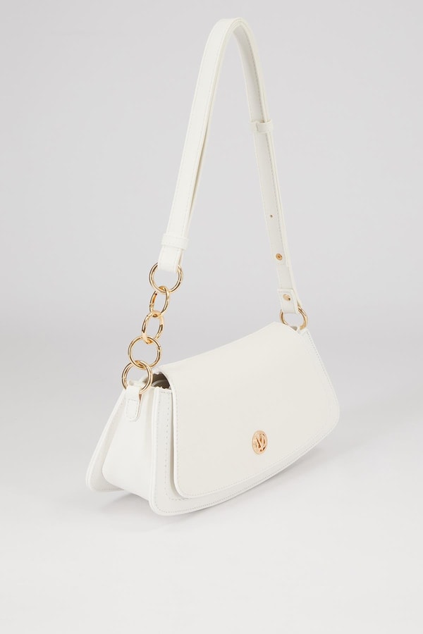 LevidorLevidor Beyaz Zincir Saplı Omuz Çantası