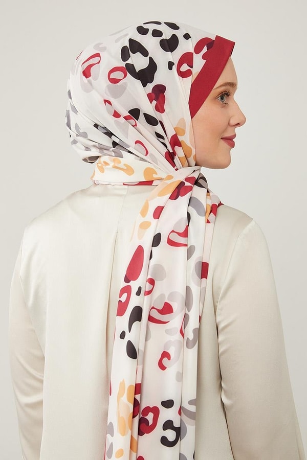LevidorLevidor Bordo Desenli Elegance Şal