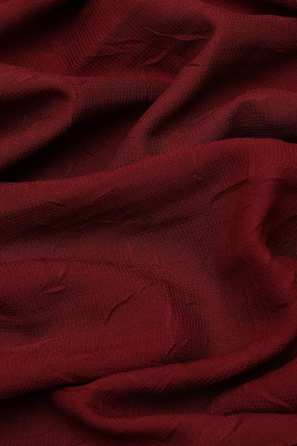 LevidorLevidor Bordo Kraş Şifon Eşarp