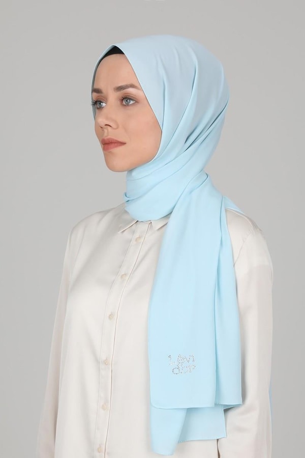 LevidorLevidor Buz Mavisi Lux Şifon Şal