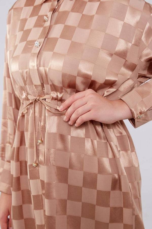 LevidorLevidor Camel Dama Desen Jakalı İkili Takım