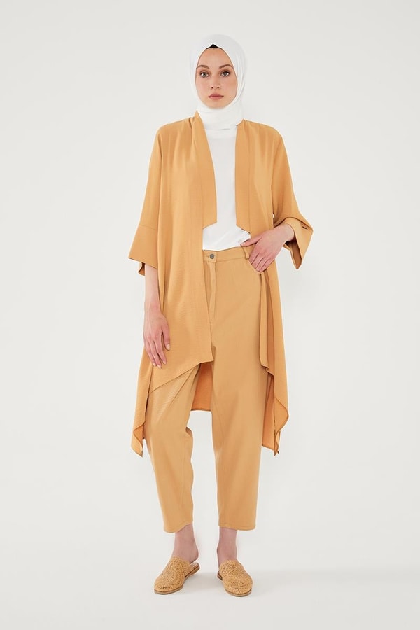 LevidorLevidor Camel Dar Paça Kot Pantolon