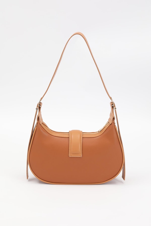 LevidorLevidor Camel Kemer Askılı Omuz Çantası