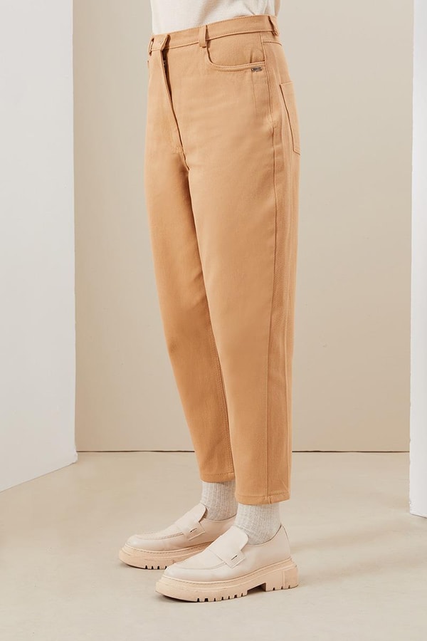 LevidorLevidor Camel Kot Pantolon