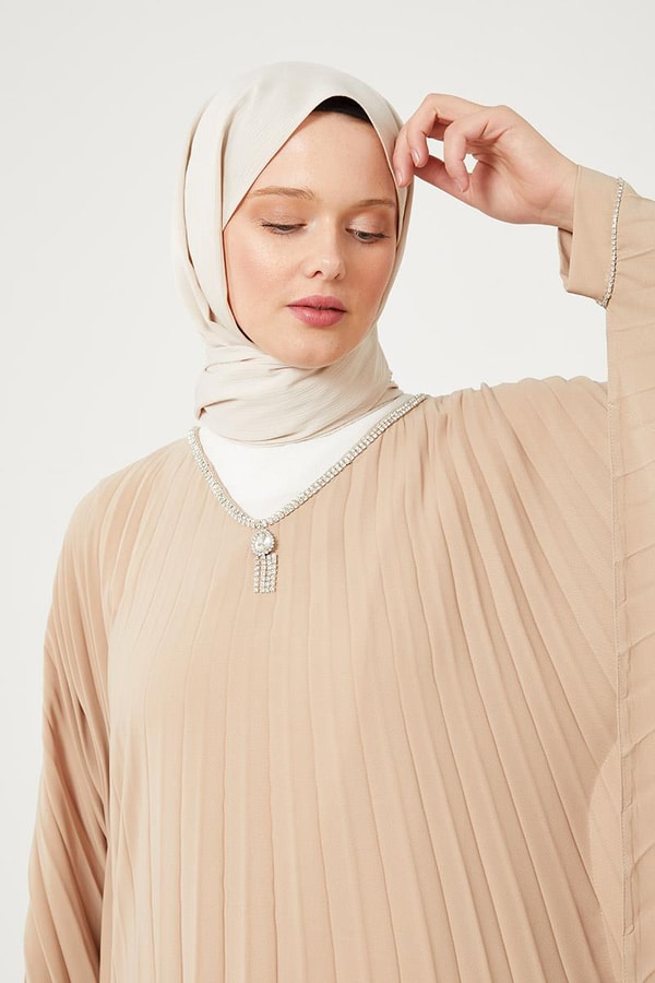 LevidorLevidor Camel Yarasa Kol Elbise