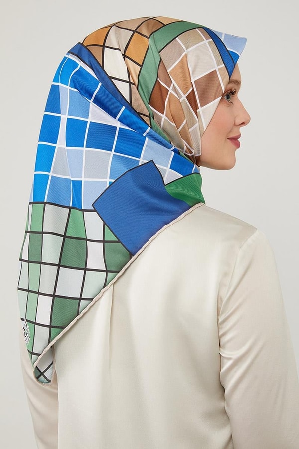 LevidorLevidor Cappuccino Dama Desenlli Trend Twill Eşarp