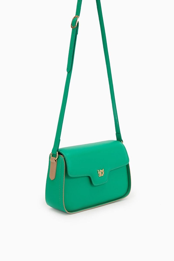 LevidorLevidor Çimen Yeşili Ayarlanabilir Askılı Omuz Çantası