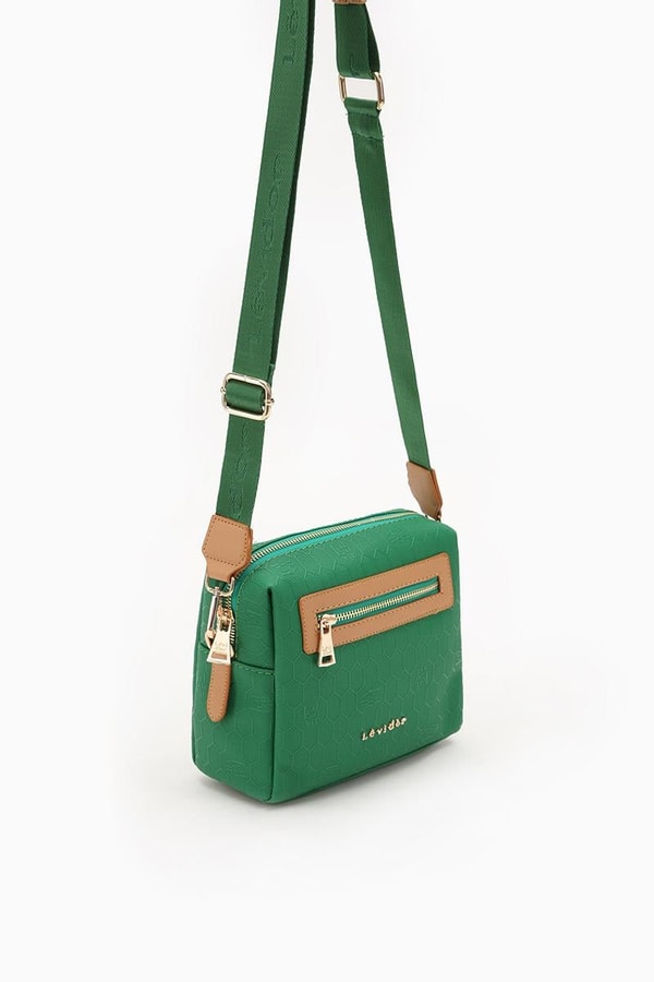 LevidorLevidor Çimen Yeşili Bozuk Para Detaylı Omuz Çantası