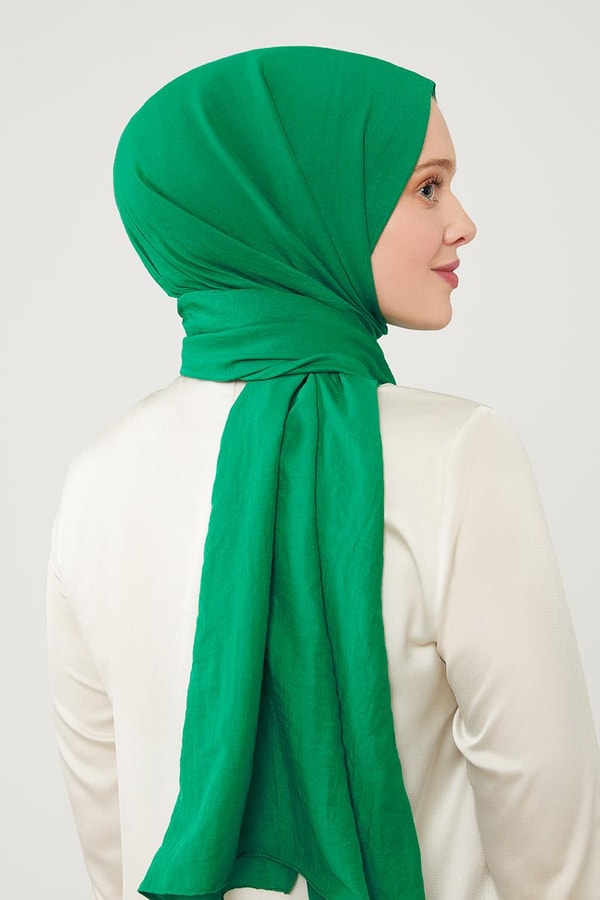 LevidorLevidor Çimen Yeşili Düz Style Şal