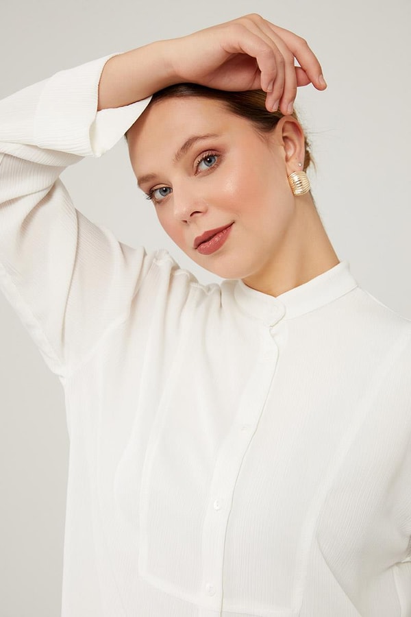 LevidorLevidor Ekru Hakim Yaka Piliseli Kumaş İkili Takım