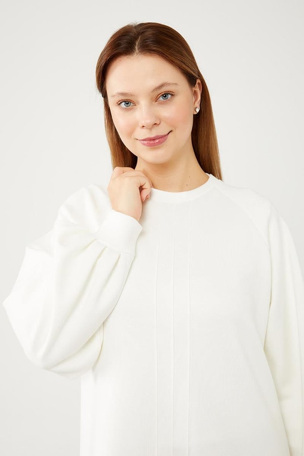 LevidorLevidor Ekru Nevür Detaylı Spor Elbise