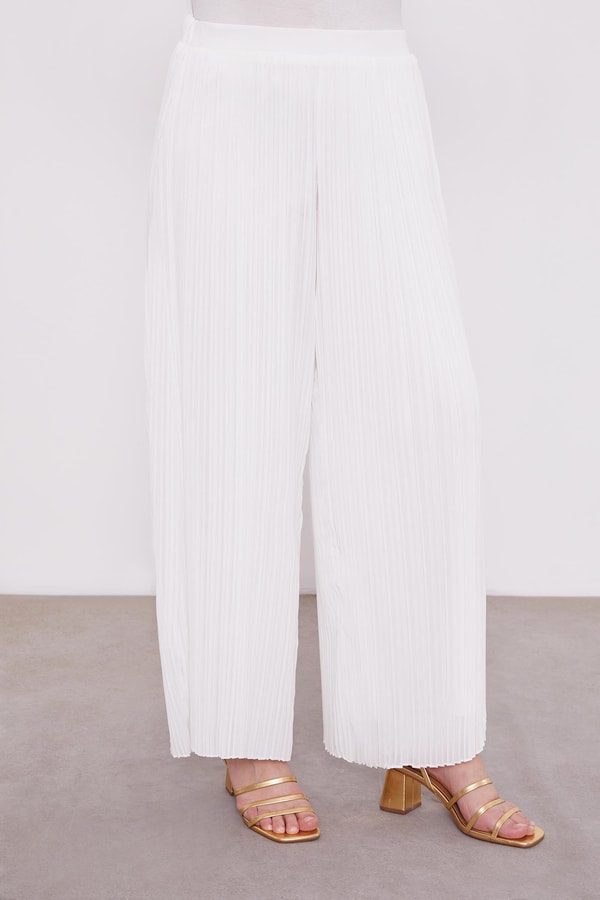 LevidorLevidor Ekru Piliseli Şifon İkili Takım