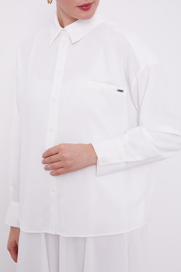 LevidorLevidor Ekru Şifon Pilise Detaylı Etekli Takım