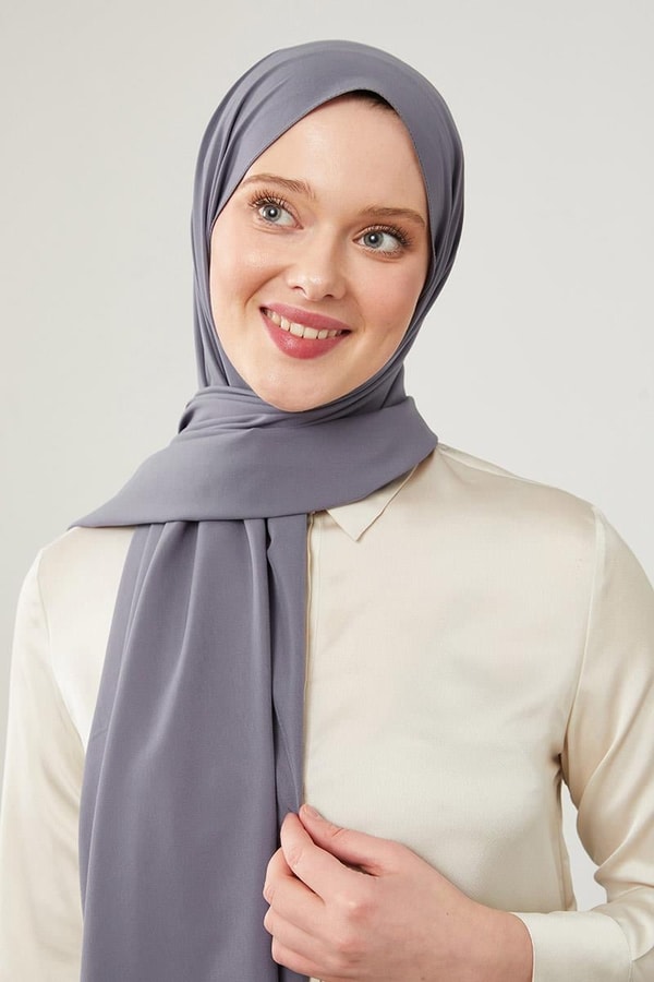 LevidorLevidor Füme Düz Desen Elegance Şal