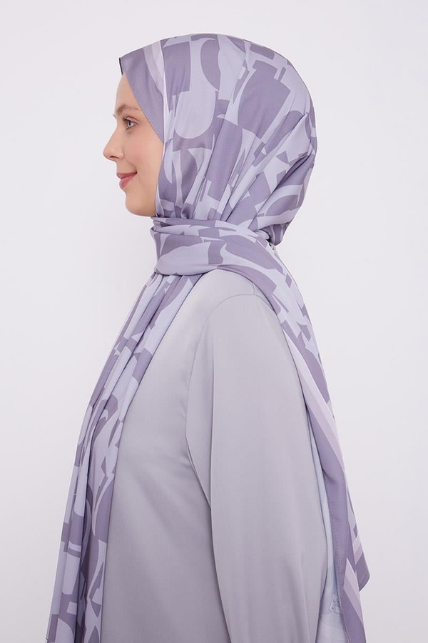 LevidorLevidor Füme Soyut Desen Club Şal