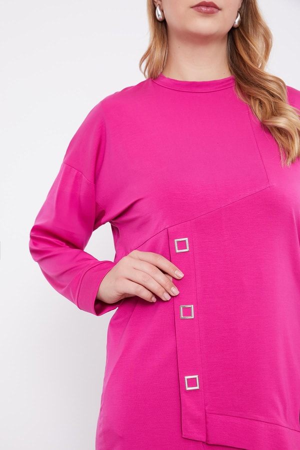 LevidorLevidor Fuşya Asimetrik Kesim İkili Takım