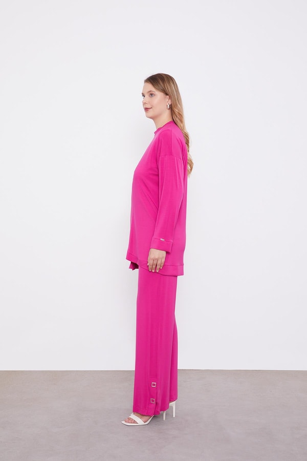 LevidorLevidor Fuşya Asimetrik Kesim İkili Takım