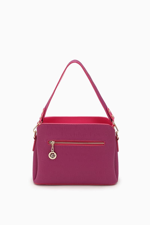 LevidorLevidor Fuşya Basıkılı El Çantası