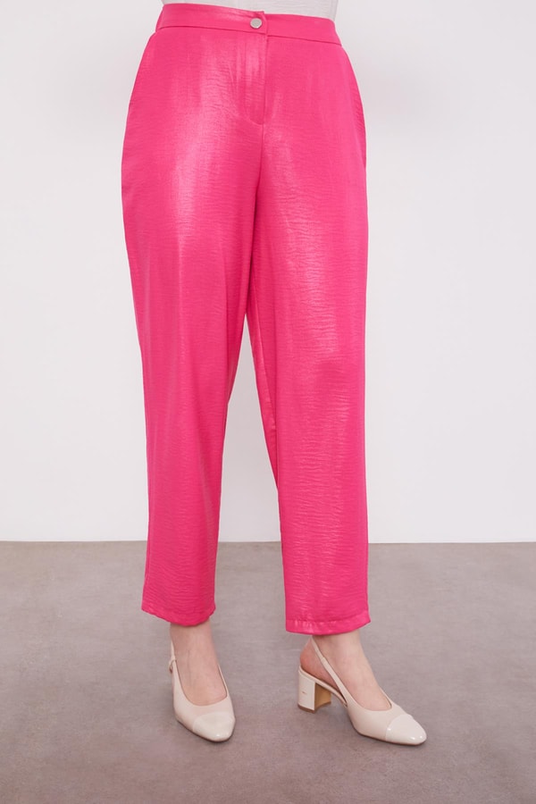 LevidorLevidor Fuşya Beli Büzgülü Pantolonlu Spor Takım