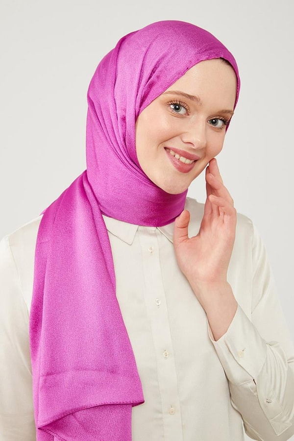 LevidorLevidor Fuşya Cristal Yoryo Şal