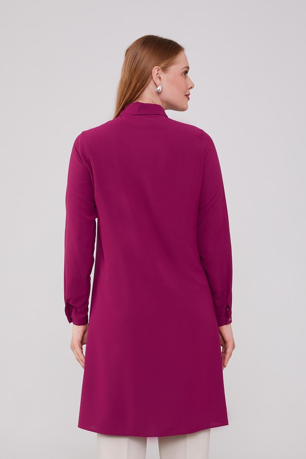 LevidorLevidor Fuşya Şifon Tunik